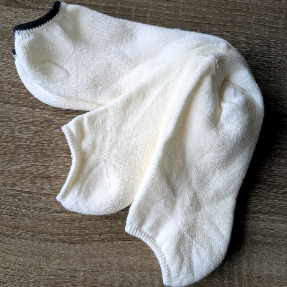 NEW 3-pack White Sport Ankle Socks, Women's 6-10